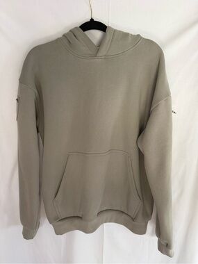 Women's Oversized Hoodie Sweatshirt in Light Taupe
